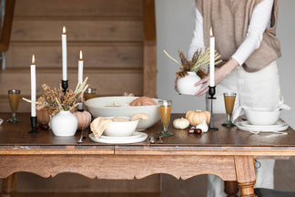 Setting a Unique Holiday Table