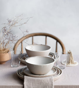 Notary Matte Grey Dinnerware Set